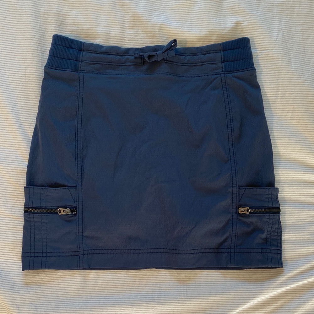 Athleta blue mini skort